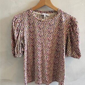 English Factory - Pink Floral Cotton Top - Size XS